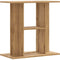 vidaXL - Aquariumstandaard - 60x30x60cm - bewerkt - hout - artisanaal - eikenkleur