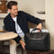 Chesterfield Ryan Leren Laptoptas - 17 inch - Zwart
