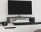 vidaXL - Monitorstandaard - 50x27x10 - cm - massief - grenenhout - grijs