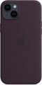 Apple iPhone 14 Plus - Siliconenhoesje met MagSafe - Bordeaux Rood