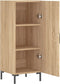 vidaXL - Dressoir - 34,5x34x90 - cm - bewerkt - hout - sonoma - eiken