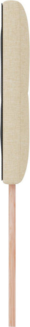 vidaXL - Hoofdbord - met - Knopen - Crème - 80 - cm - Stof