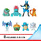 Pak 8 Pokémon-figuren - BANDAI - JW3063 - Veelkleurig - Pokémon Battle