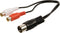 Nedis CAGP20250BK02 - Stereo audiokabel - 5-pin DIN naar RCA - Zwart