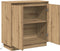 vidaXL - Sideboard - met - LED - Artisan - Eik - 71x34,5x75 - cm - Geengineerd - Hout