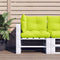 vidaXL - Palletkussens - 3 - st - stof - heldergroen