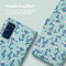 iMoshion Hoesje Geschikt voor Samsung Galaxy S20 FE Hoesje Met Pasjeshouder - iMoshion Design Bookcase smartphone - Blauw / Blue Flowers