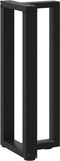 vidaXL - Console - tafelpoten - 2 - st - T-vormig - 25x28x(72-73) - cm - staal - zwart