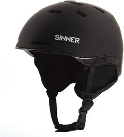 SINNER KAISER - Unisex Skihelm - In-Mould technologie - Matte Black - Maat L