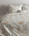 Zohome Dekbedovertrek Moon - Bedlinnen met Bloemen print - 240x220 - Blauw - Dekbedhoes van 100% Katoen