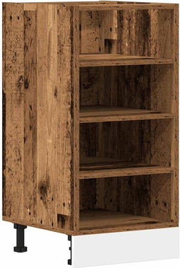 vidaXL - Onderkast - Riga - 40x44,5x81,5 - cm - bewerkt - hout - oud - houtkleurig