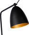 Atmooz - Vloerlamp Central - E27 - zwart - Staande Lamp - Stalamp - Woonkamer - Hoogte 158cm - Metaal