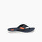 Reef SANTA ANA - Heren Slippers - Rubber zool - navy/white/orange