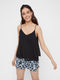 Pieces PCBODIL SLIP TOP NOOS - Dames Top - Spaghettibandjes - Zwart - Maat XS
