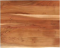 vidaXL - Bureaublad - rechthoek - natuurlijke - rand - 110x80x2,5 - cm - acaciahout