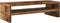 vidaXL - Monitorstandaard - 54x22x15 - cm - bewerkt - hout - oud - houtkleurig
