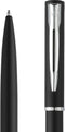 Waterman Allure-balpen | Zwarte lak | Medium penpunt | Blauwe inkt | Geschenkverpakking
