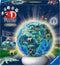 Ravensburger Aarde met Diermotieven - 3D Puzzle-Ball Nachtlicht - 73 Stukjes