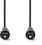 Nedis CAGP25000BK10 - Digitale audiokabel - Toslink - 100cm - Zwart
