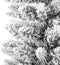 vidaXL - Kunstkerstboom - met - sneeuw - smal - 240 - cm - PVC - en - PE