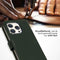 Selencia iPhone 15 Pro - Echt Lederen Bookcase - 3 Pashouders - Groen