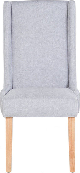 Set van 2 eetkamerstoelen CHAMBERS Katoen Lichtgrijs