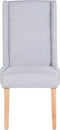Set van 2 eetkamerstoelen CHAMBERS Katoen Lichtgrijs