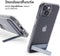 iMoshion Hoesje Geschikt voor iPhone 15 Hoesje - iMoshion Stand Backcover - Transparant
