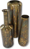 Vaas Salerno Large - ø28x80 - Messing antiek goud - Metaal