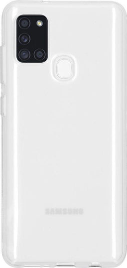 Hoesje Siliconen Geschikt voor Samsung Galaxy A21s - Softcase Backcover smartphone - Transparant