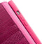 Qialino - Geschikt voor iPhone 14+ / 14 Plus - Leren bookcase hoes - Croco Roze