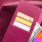 Qialino - iPhone 15 Plus - Leren bookcase hoes - Croco Roze