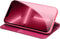 Qialino - lederen luxe bookcase hoes - Geschikt voor iPhone 13 Pro - Croco Roze
