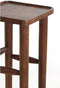 Qiano zuil 32x32x80 cm - acacia hout
