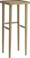 Qiano zuil 42x42x100 cm - mangohout naturel