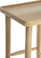 Qiano zuil 42x42x100 cm - mangohout naturel