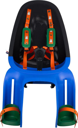 Qibbel Air Fietsstoeltje Achter Bagagedrager bevestiging - Nijntje blauw