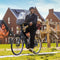 Qibbel Air Fietsstoeltje Achter Bagagedrager bevestiging - Quick Connect - Fietszitje - Midnight Black + Gratis Qibbel Slot
