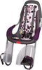 Qibbel ToGo - Fietsstoeltje Achter - Frame Bevestiging - antraciet/ Dots Purple