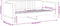 vidaXL - Slaapbank - 90x200 - cm - fluweel - lichtgrijs