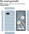 imoshion Hoesje - Geschikt voor Google Pixel 7a - EasyGrip Backcover - Lichtblauw