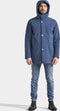 Didriksons Alvin - Heren Parka - Warm gewatteerd waterdicht - Cold sea blue
