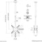 Neomounts FPMA-C340DBLACK - Plafondsteun - Full motion voor 2 schermen tot 75
