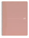 OXFORD My Rec'Up spiraalblok A4 gelijnd 90 vel 100% gerecycled papier roze