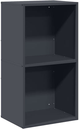 vidaXL - Brandhoutrek - 40x30x75 - cm - koudgewalst - staal - antracietkleurig