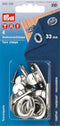 Prym Draaisluitingen - Tourniquets - Herhaaldelijk te bevestigen - Zilver (4 stuks)