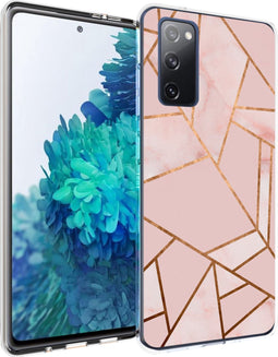 imoshion Hoesje Geschikt voor Samsung Galaxy S20 FE Hoesje Siliconen - imoshion Design hoesje - Roze / Meerkleurig / Goud / Pink Graphic