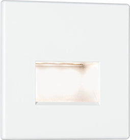 Paulmann LED-Inbouwwandlamp Edge - hoekig - 1,2W 50lm 2700K - Wit mat - 80x5mm (1 stuk)