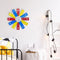 Design wandklok - 40cm- Stille klok - Multicolor - Acryl - NeXtime Plexi