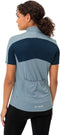 Vaude Matera FZ Tricot fietsshirt korte mouwen blauw dames